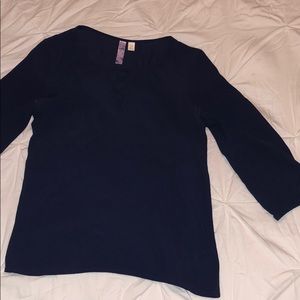 Women’s navy blue blouse